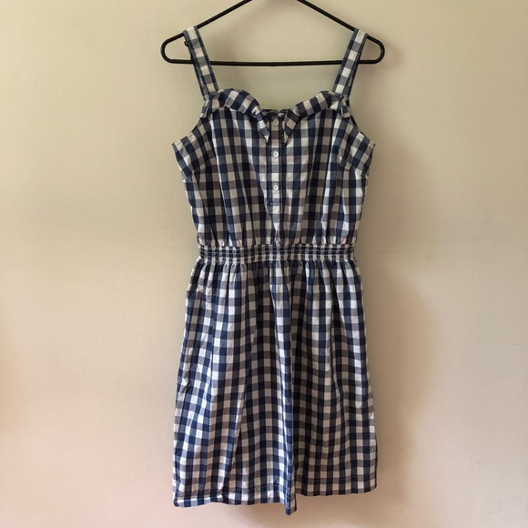 G.H. Bass & Co. Dresses & Skirts - 🔴 4/$25 G.H. Bass & Co Blue Plaid Dress Size 4